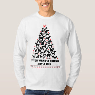 Fröhliches Weihnachten Welpe T-Shirt
