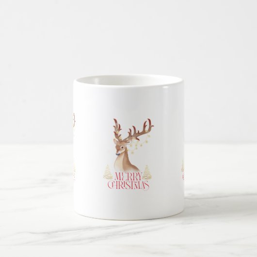 fröhliches Weihnachts-Shirt Kaffeetasse (Mittel)