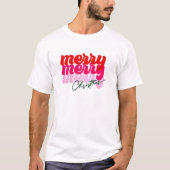 Fröhliches Weihnachts-T-Shirt 🎅✨ T-Shirt (Vorderseite)
