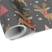 Fröhliches Weihnachtsbaumpapier Geschenkpapier (Rolleneckpunkt)
