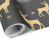 Fröhliches Weihnachtsbaumpapier Geschenkpapier (Rolleneckpunkt)