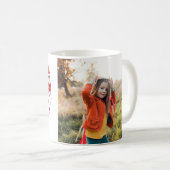 fröhliches Weihnachtsfeiertag Foto Kaffeetasse (VorderseiteRechts)