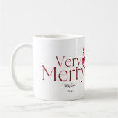 fröhliches Weihnachtsfeiertag Foto Kaffeetasse (Links)