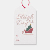 Fröhliches Weihnachtsgeschenk-Tag Geschenkanhänger (Vorderseite)