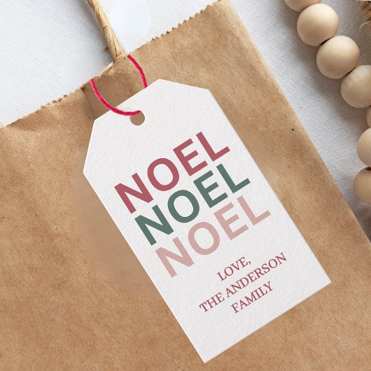 Fröhliches Weihnachtsgeschenk-Tag Geschenkanhänger
