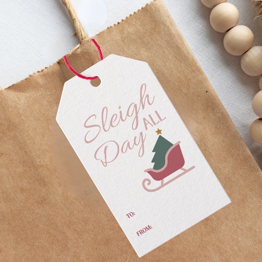 Fröhliches Weihnachtsgeschenk-Tag Geschenkanhänger