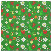 fröhliches Weihnachtsgesicht Stoff (Muster)