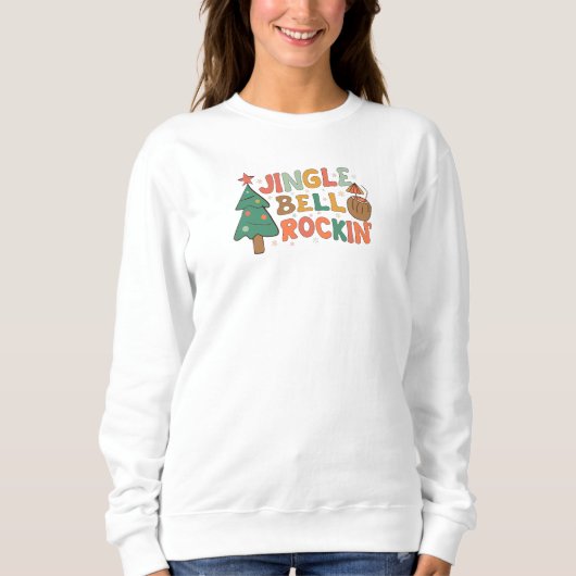 fröhliches Weihnachtshemd Sweatshirt (Vorderseite)