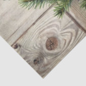 Fröhliches Weihnachtskranz-Tissue-Papier rustikal Seidenpapier (Ausschnitt)