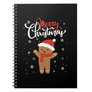 Fröhliches Weihnachtskuchen | Weihnachtskeks Notizblock