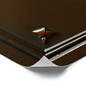 Fröhliches Weihnachtsmetallzeichen Poster (Ecke)