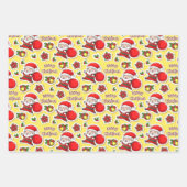 Fröhliches Weihnachtsmuster Geschenkpapier Set (Vorderseite 2)