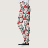 Fröhliches Weihnachtsmuster Leggings (Links)