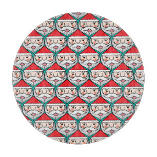 Fröhliches Weihnachtsmuster Schneidebrett