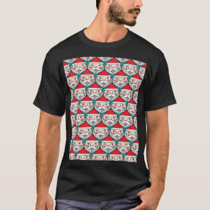Fröhliches Weihnachtsmuster T-Shirt