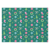 Fröhliches Weihnachtsmuster Tischdecke (Vorderseite (Horizontal))