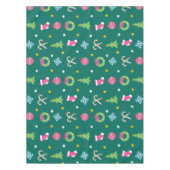 Fröhliches Weihnachtsmuster Tischdecke (Vorderseite)