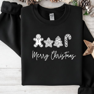 Fröhliches Weihnachtsplätzchen Festtag Sweatshirt
