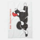 Fröhliches Woowoo WeihnachtsGeschirrtuch Handtuch (Vertikal)