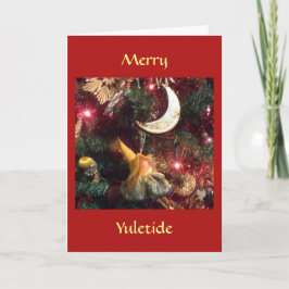 Fröhliches Yuletide Feiertagskarte
