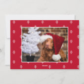 Fröhliches Zwei-Foto-Script Weihnachten (Rückseite)