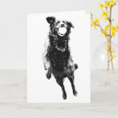 Fröhlichkeit in sanfter Bewegung Karte (Gelbe Blume)