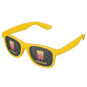 Fröhlichkeit Partybrille (Schrägansicht)