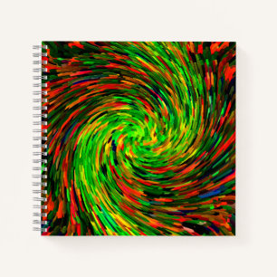 Fröhlichkeit wirbeln...... notizblock