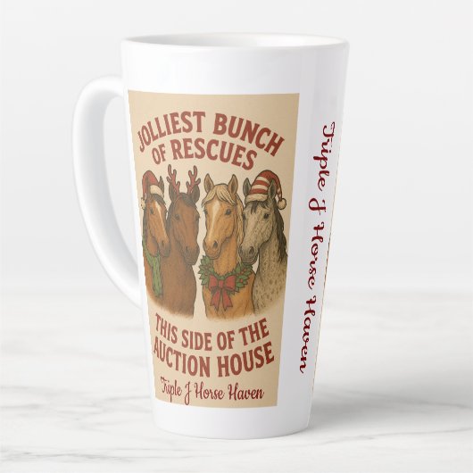 Fröhlichste Bande Latte Tasse (Linke Ecke)