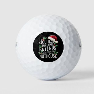 Fröhlichste Gruppe von Freunden Weihnachten Sarkas Golfball
