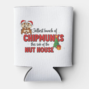 Fröhlichste Schar von Chipmunks auf dieser Seite W Dosenkühler