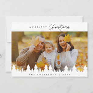 Fröhlichstes Weihnachten, Familie Foto Downloadbar Feiertagskarte