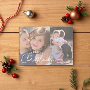 Fröhlichstes Weihnachten Familie Freude 2 Foto Wei