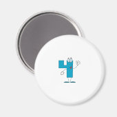 Frohn Nummer 4 Magnet (Vorderseite/Rückseite)