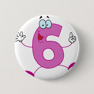 Frohn Nummer 6 Button