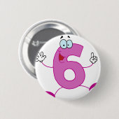 Frohn Nummer 6 Button (Vorne & Hinten)
