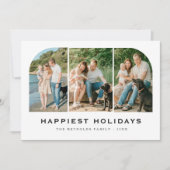 Frohste Ferien Familie 3 Foto Weihnachten (Vorderseite)