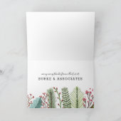 Frohste Holidays Business Style Urlaubskarte Karte (Innenseite)