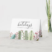 Frohste Holidays Business Style Urlaubskarte Karte (Vorderseite)