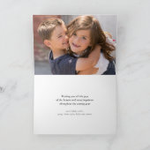 Frohste Weihnacht-extravagante Feiertagskarte (Innenseite)