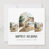 Frohster Urlaub Arch Green Foto Weihnachten (Vorderseite)