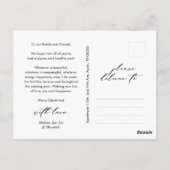 Frohstes Weihnachts-Foto, Winterglücklich Postkarte (Rückseite)