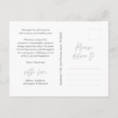 Frohstes Weihnachtsfamiliär-Foto, Irish Cream Grau Postkarte (Rückseite)