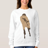 Frolcking Dun Horse Sweatshirt (Vorderseite)