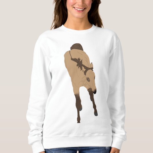 Frolcking Dun Horse Sweatshirt (Vorderseite)