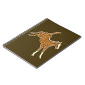 Frolcking Horse Foal - transparente mehrfarbig. Notizblock (Linke Seite)
