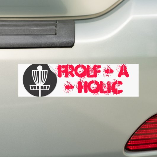 Frolf - A - Holic Autoaufkleber (Auf Auto)