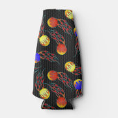 Frolf - Flammen-Datenträger Golf Flaschenkühler (Vorderseite)