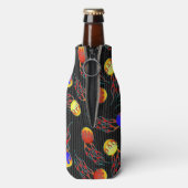 Frolf - Flammen-Datenträger Golf Flaschenkühler (Flasche Rückseite)