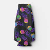 Frolf - Flammen-Datenträger Golf Flaschenkühler (Vorderseite)